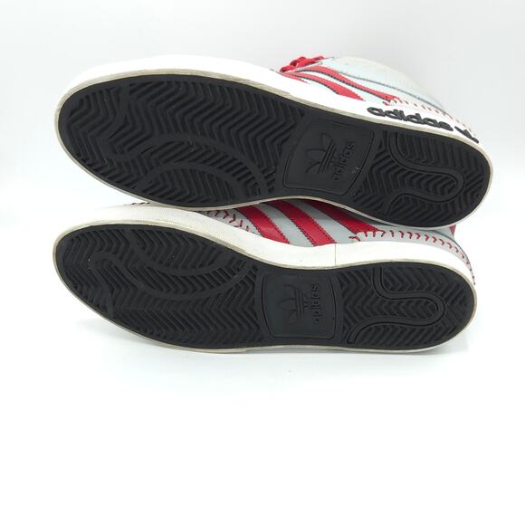 Adidas Top Court Hi \'Baseball PA\' Men\'s red gray size 10.5 sneakers main image 7